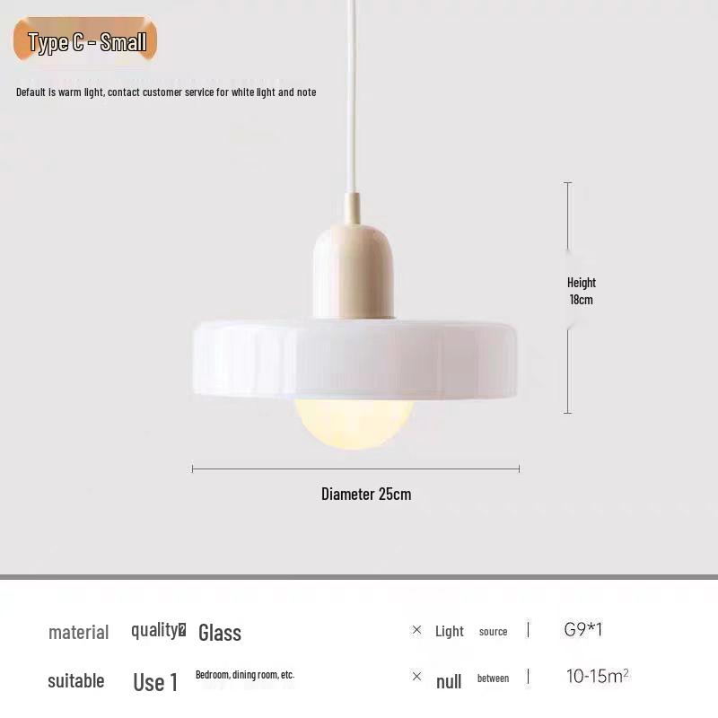 Vintage Memphis Green Glass Pendant Lamp - Modern Bauhaus Bedside Chandelier