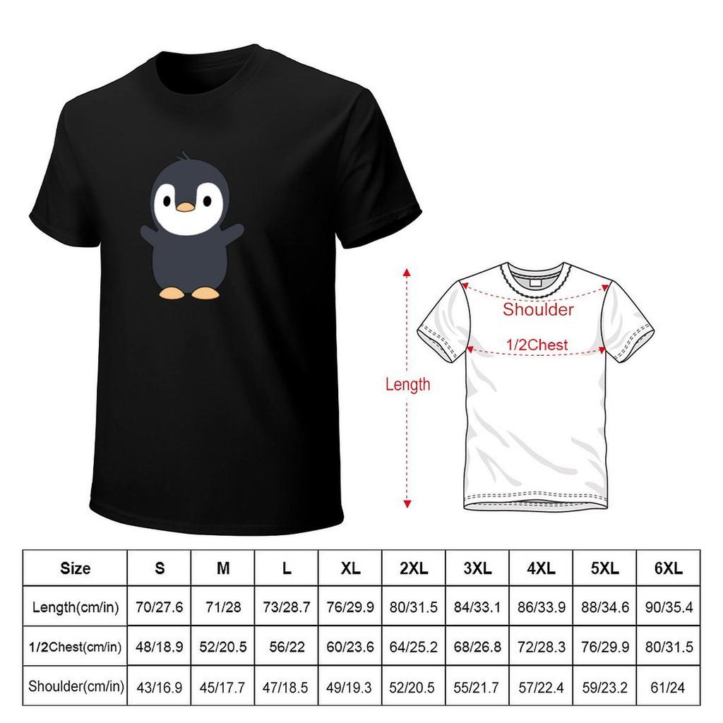 Cute Baby Penguin Cartoon TShirt Funny tshirts new edition mens t shirt graphic