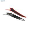 Car Styling Accessories Real Carbon Fiber Headlight Eyebrows Eyelids Trim for Mazda RX 8 RX8 2004-2008 Car Stickers High Quality