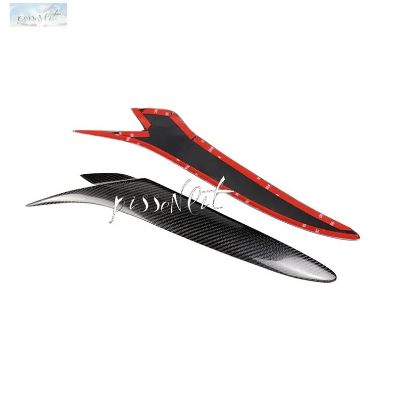 Car Styling Accessories Real Carbon Fiber Headlight Eyebrows Eyelids Trim for Mazda RX 8 RX8 2004-2008 Car Stickers High Quality