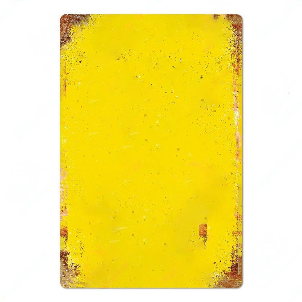 DIY Blank Base Plate Vintage Tin Signs Plaque Metal Wall Art Decor Plate for Home Bar Pub Coffee Shop