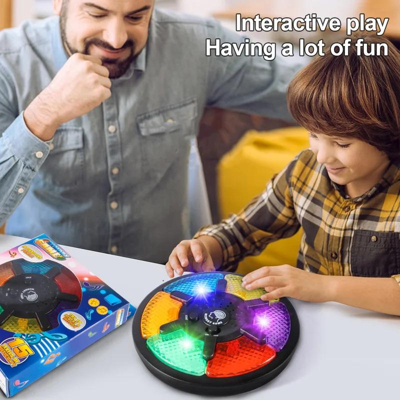 1 Pieza Máquina de Juego Electrónica Portátil de Entrenamiento de Memoria Máquina de Juego de Entrenamiento de Memoria Con Luz y Sonido Juguetes de Juego Interactivos