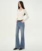 MUSINSA STANDARD WOMAN Women'S Low-Rise Slim Flare Denim Pants [Light Indigo]