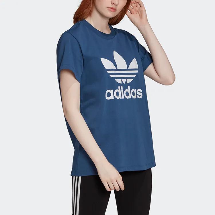 Adidas Originals T Shirt Women's Dark Blue (Unisex) T-Shirts FM3284
