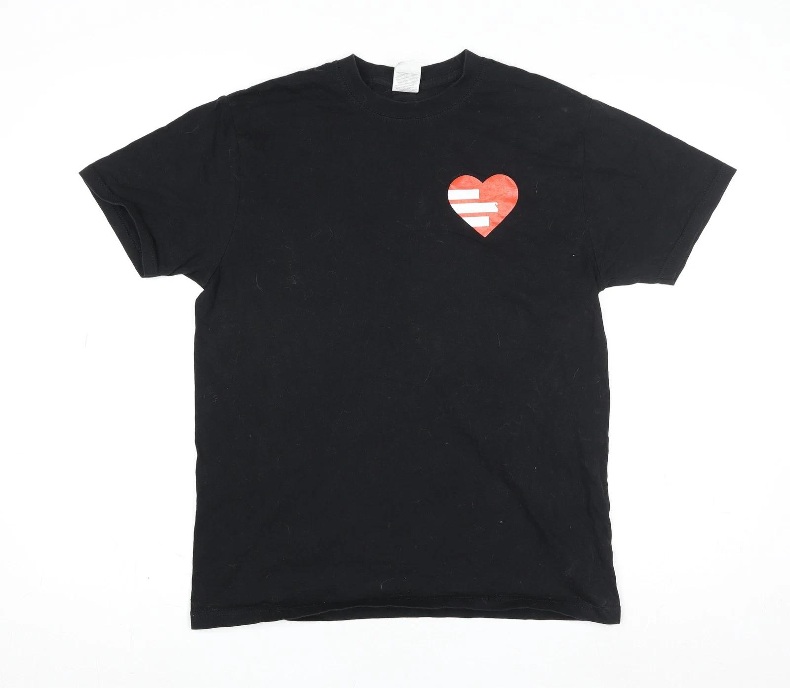 Russell Men s Black Cotton Graphic T-Shirt Funny Geek S 3XL