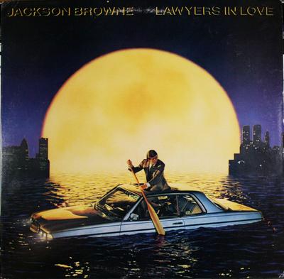 LP Record JACKSON BROWNE - Lawyers In Love STEA60268 ASYLUM RECORDS 1983 US Rock Used