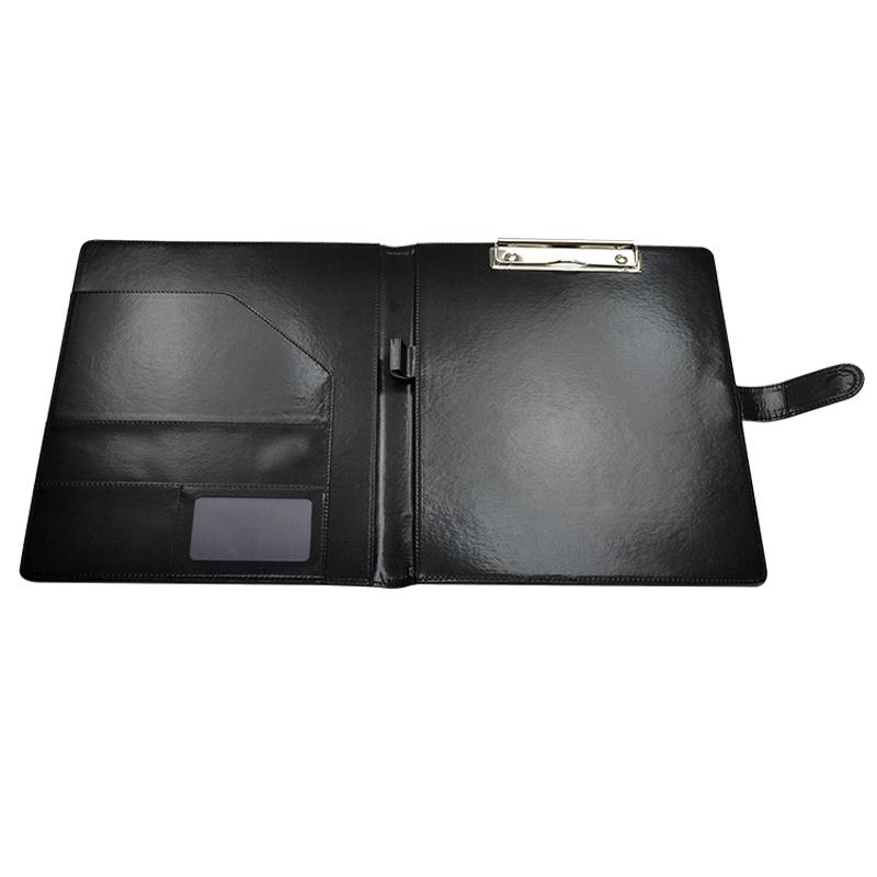 Colorful A4 PU Leather Binder Notebook Pocket File Business Organizer Office Stationery Presentation Folder Customized Logo