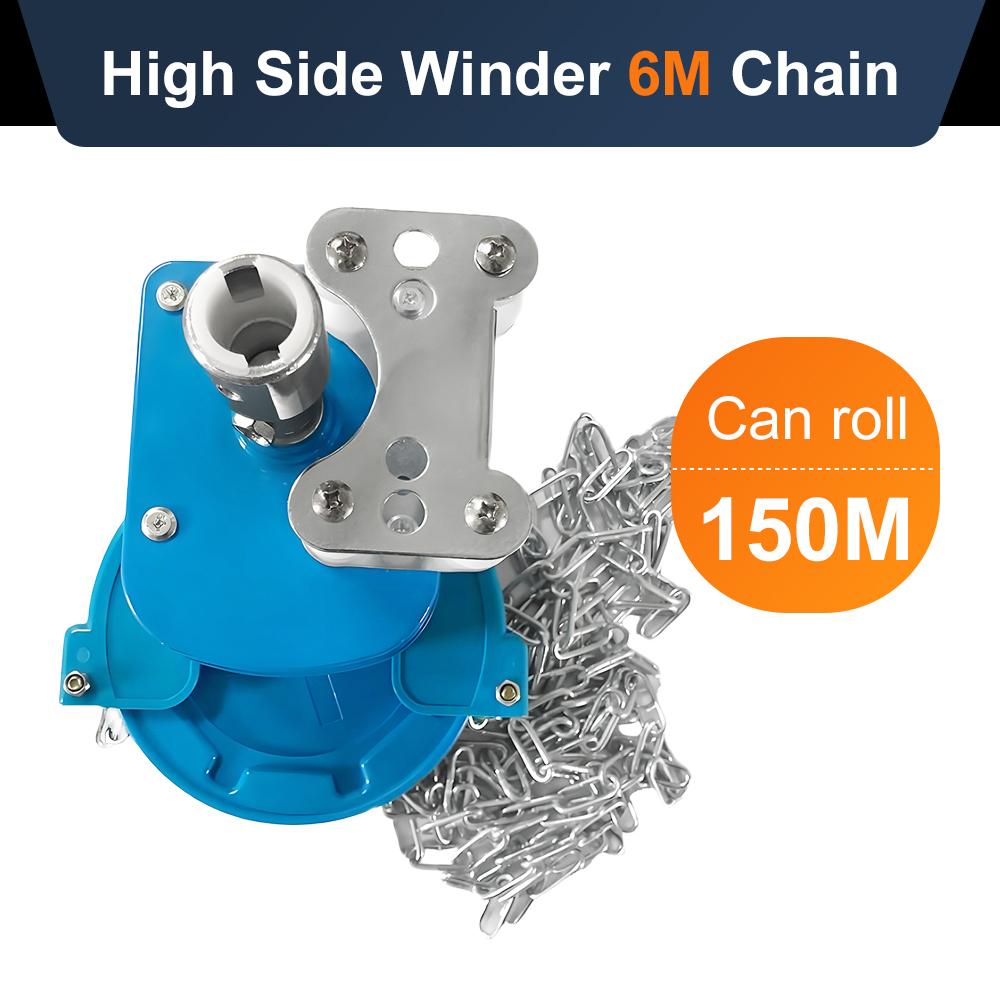 Manual Roll Tool Hand-Cranked Film Winder Film Roller Shutter Side Roll Zipper Top Greenhouse Film Collection Equipment