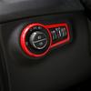 Red Front Headlight Switch Panel Decor Cover for Jeep Compass 2017+ Accessories