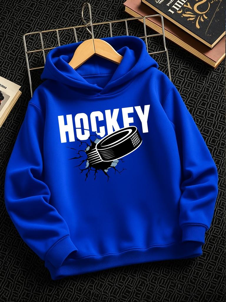 Autumn/Winter Fashionable Casual Sweatshirt for Boys, Trendy Print Outdoor Style, Christmas Gift for Children