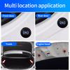 AKJ1 Car Silicone Door Shock Stickers Absorber Soundproof Buffer Pad Accessories For Ford ST Focus Fiesta Mondeo Kuga Mustang Escort