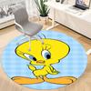 1pc Looney Tunes Tweety Bird Office Round Area Rug, Under Office Chairs Bedroom Living Room Home Decor  A1022308