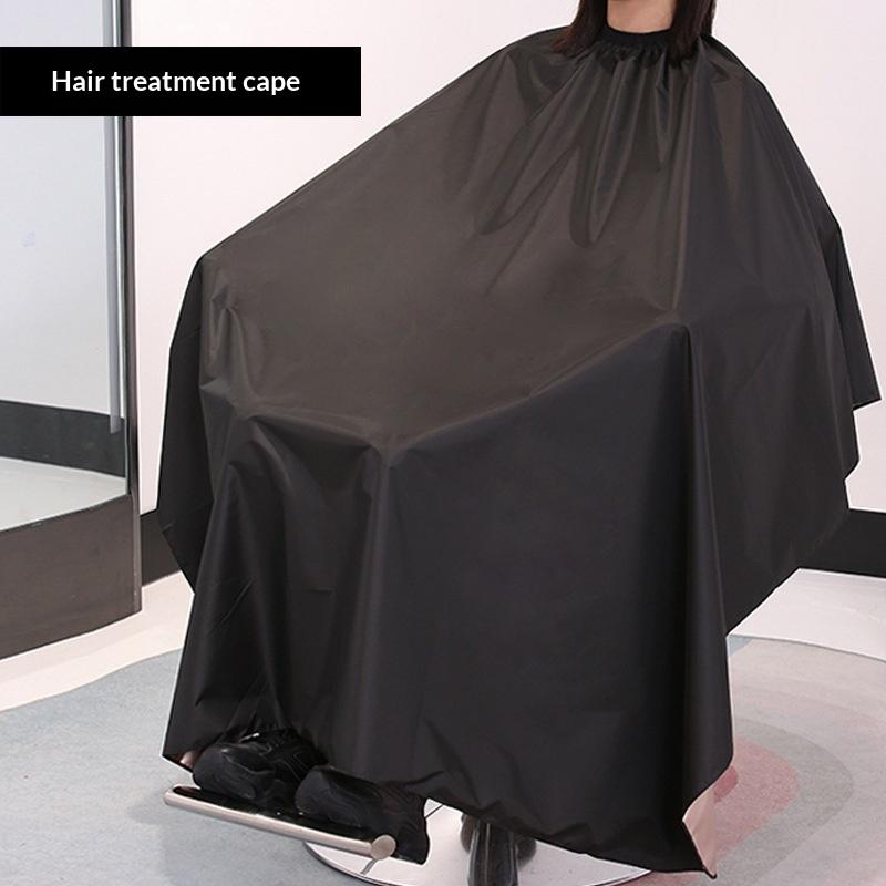 Professional Black Hair Cutting Cape Waterproof Barber Cape for Salon Stylists Home Hairdressing