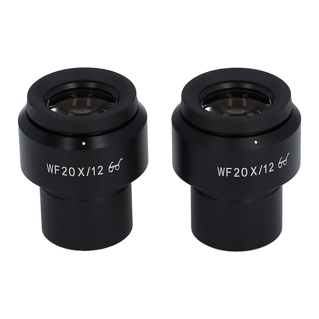 2 Stück Mikroskop-Okular WF20X Weitfeld Einstellbare Dioptrie Optisches Mikroskop-Okular mit 30mm
