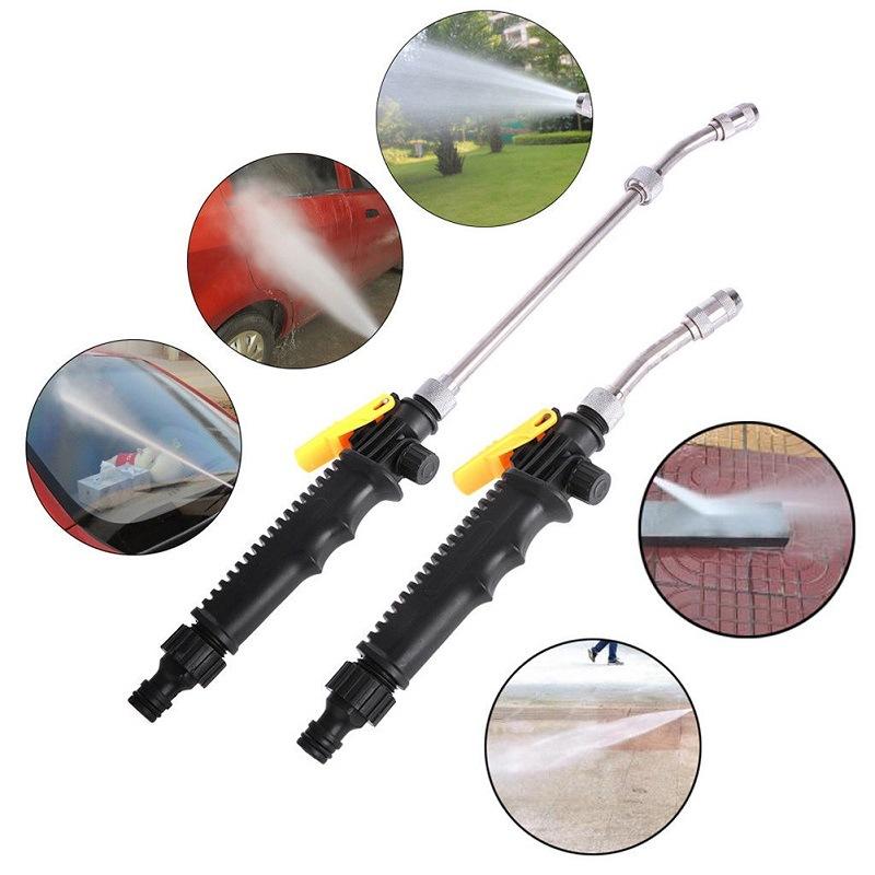 High Pressure Water Gun Pressure Washer Garden Watering Stick Spray Stick Stainless Steel Spray Multi Function Water Gun