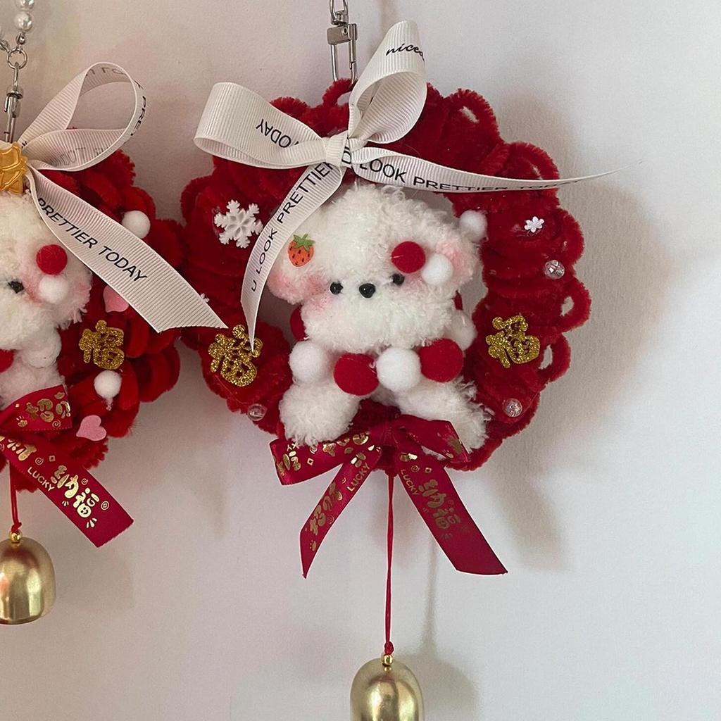 Handmade New Year Puppy Pendant DIY Kit - Festive Decoration & Gift