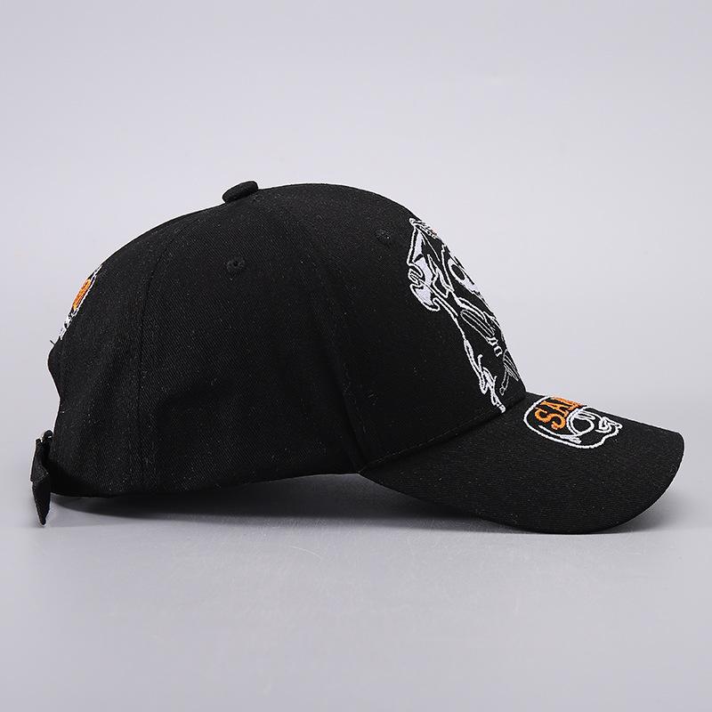 Neue Unisex-Kappe Totenkopf Pirat Bestickt Nähte Trendig Modisch Baseballkappe Männer Frauen Verstellbar Lässig Outdoor Streetwear Sportmütze