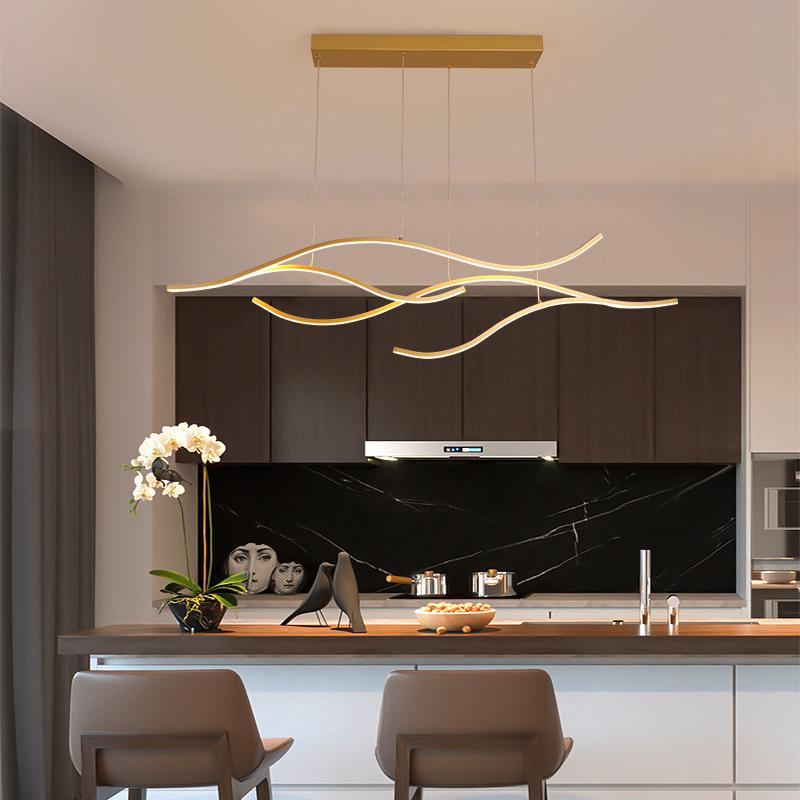 Nordic LED Pendant Light: European Creative Gold Design for Office & Restaurant, 2020