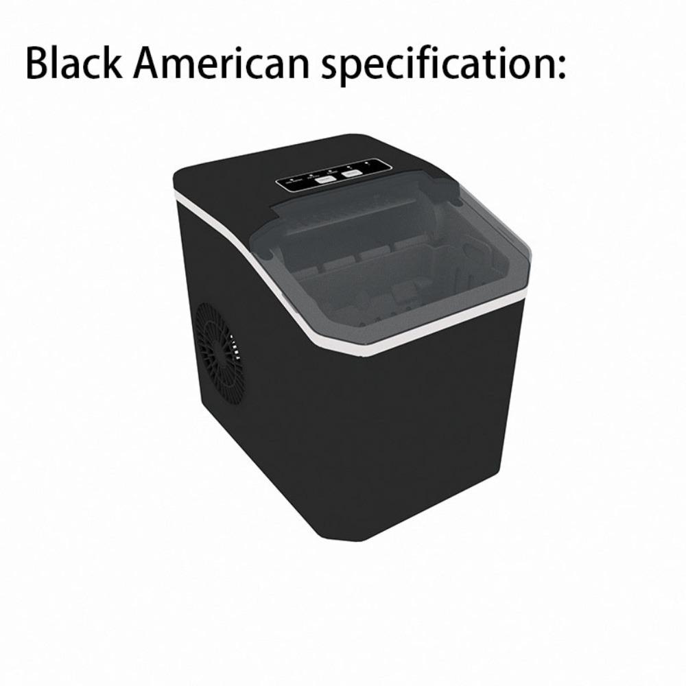 Round Ice Electric Ice Maker 12Kgs/24H Automatic Ice Maker Cold Drink Mini Ice Maker  Car Use Black US
