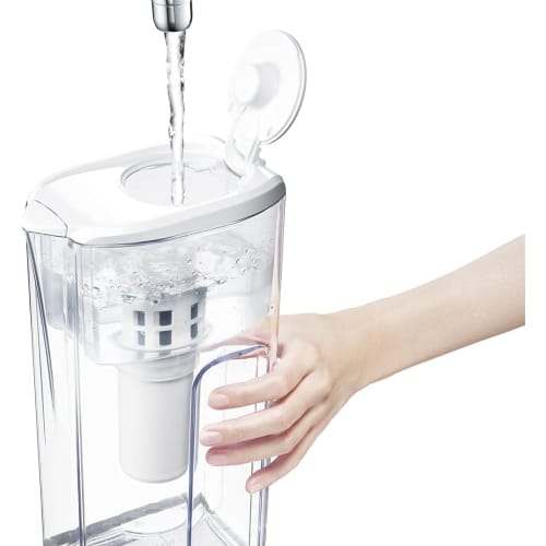 Cleansui Water Purifier, Pot-Type Cartridges, 3-Pack [CP405Z-WT], Filtered Water Capacity: 1.4L, Total Capacity: 2.2L, Medium Capacity Model