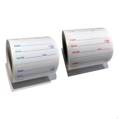 1000pcs Removable Freezer Food Labels 1 X 2 Inch Meal Storage Stickers