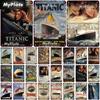 [MaPalte] Vintage Klassischer Film Titanic Metallschild Blechschild Café Dekoration Plakette Heim Wanddeko Barschild Heimdeko Poster