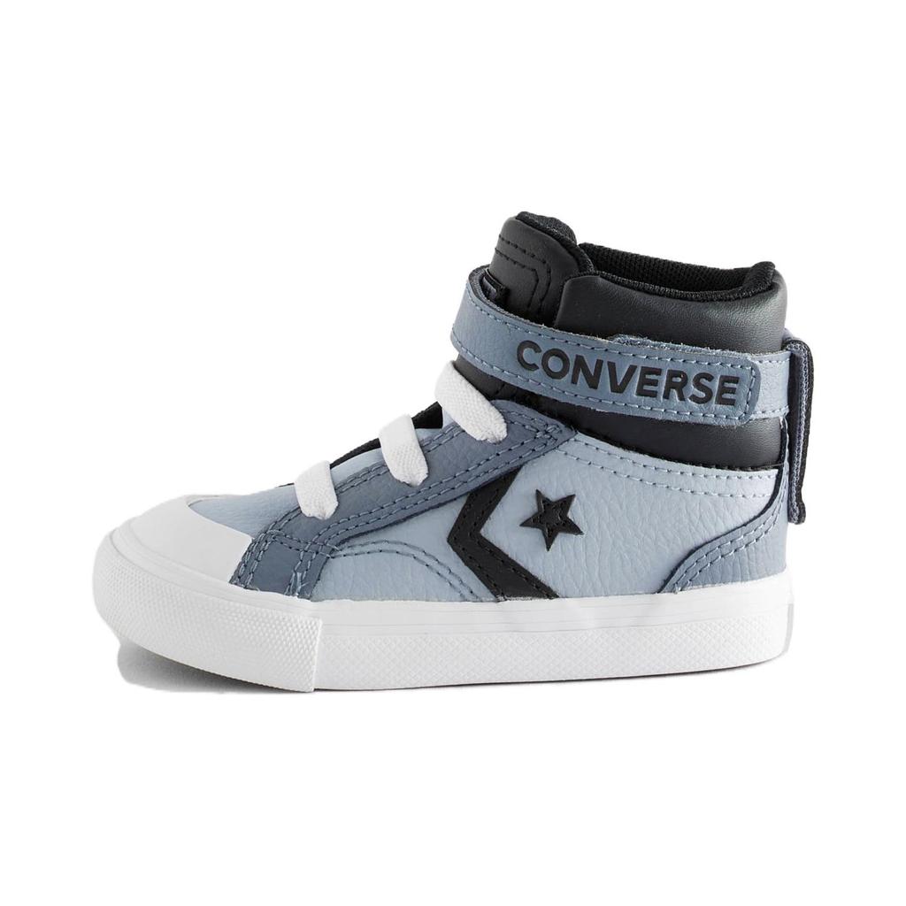 Converse Pro Blaze Strap Versatile Simple Durable Breathable High Top Kids Skate Shoes Kids Sneaker Blue A05522C