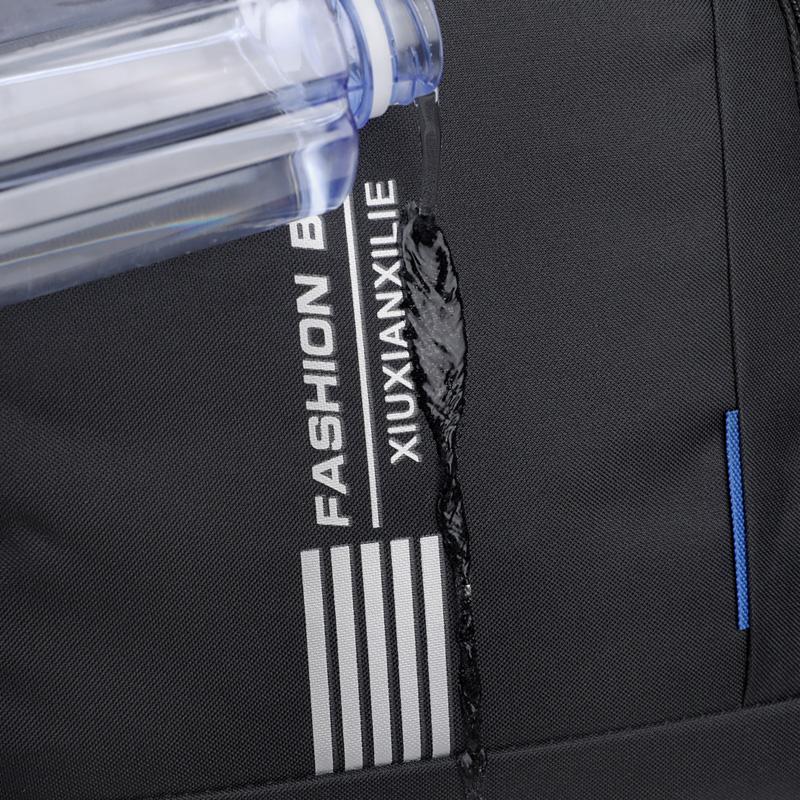 Unisex Minimalist Backpack - Multi-Layer Pocket Design for Business Travel & Student Life