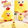 Soft Squeeze Chicken Shaped Bath Toy for Toddlers and Babies BPA Free Flexible Material with Cartoon Design Suitable for Water Play