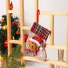 Hanging Christmas Stocking Santa Gift Bag Candy Bag Christmas Gift Sock  Navidad