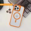 Magnetic Ring Stand Case For Magsafe For For Iphone 17 16 15 14 Plus 13 12 Pro Max Wireless Charge Case With Lens Protector