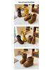 Children's Suede Snow Boots: Plush, Warm Winter Shoes for Boys and Girls