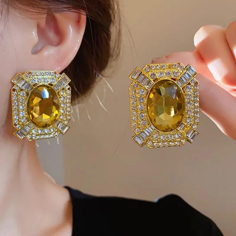 Collana Draweye Perle Stile Francese per Donna Geometrico Vintage Strass Collares Para Mujer Elegante