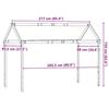 VidaXL Bed Canopy for Children 217x95.5x159 Cm Solid Pine Wood, Bed Canopy, Bed Canopy for Child, Canopy for Bed 846958
