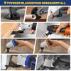 115 PCS Oscillating Saw Blades with case,Wood/Metal/Plastic Cutting and Accessories with Sandpaper,Bi-Metal Tool Blade, Arc Edge Multitool Blades