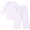 Girls' Moisture-Wicking 3/4 Sleeve Pajama & Loungewear Set
