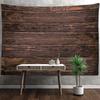 Brick Wall Mural Tapestry Wall Hanging Stone Wood Retro Boho Psychedelic Hippie Tapiz Art Dorm Home Decor