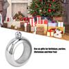 Mirror Polished Hip Flask Silver Stainless Steel Liquor Flask Glitter Bracelet Flask  Gift