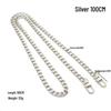 Gold & Silver Metal Chain Replacement for Crossbody Bags - Fragrance Style Accessory with Extension and Decorative Elements
