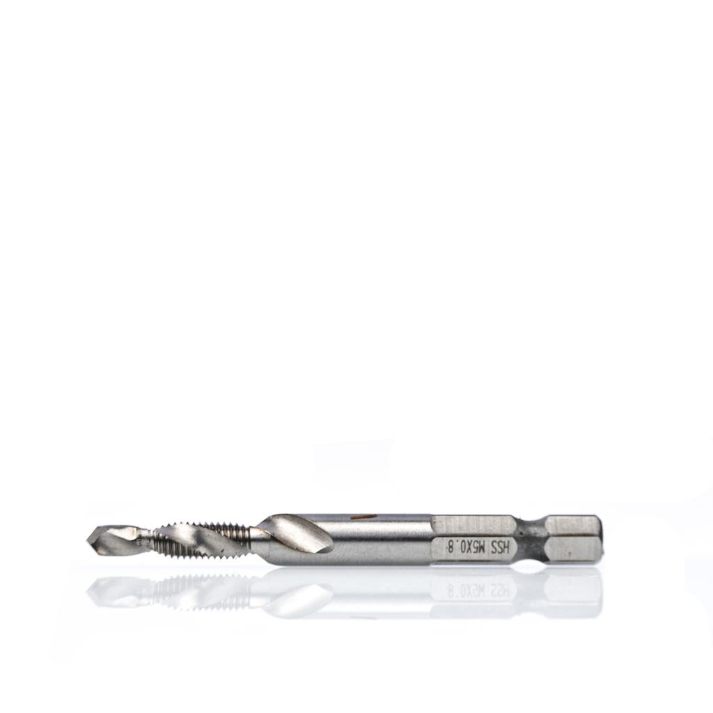 Set Of 6 Tapping Drills M3-M8 In A Silver Case