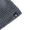 New Style Unisex Fur Lined Beanie Hat Keep Warm Winter Hat Thick Hat For Men And Women Snow Label Fashion Winter Cap