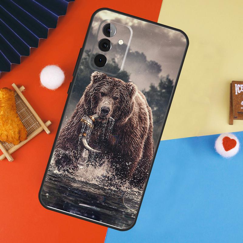 Grizzly Bear Case For Samsung Galaxy A16 A26 A36 A56 A17 A55 A35 A15 A52 A32 A12 A53 A33 A13 A14 A34 A54