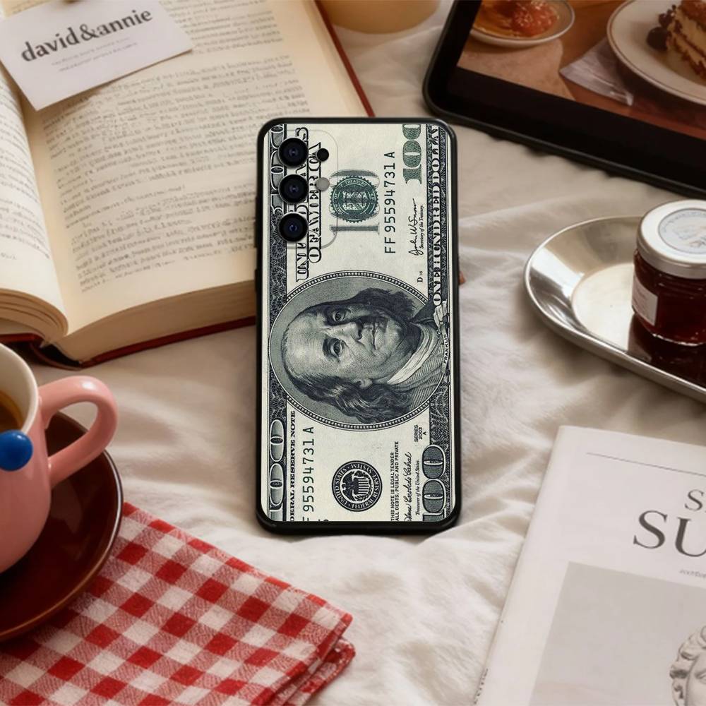 COOL M-Money 100 Dollars   Phone Case For Samsung S 25,24,23,22,30,21,10,9,Ultra,Plus,Lite,FE,4,5 G Soft Black Case