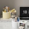Large Capacity Rotating Pen Holder Desktop Drawer Makeup Organizer Stationery Box Case School Office Desk Storage Shelf