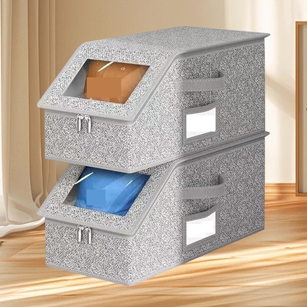Hat Storage Container with Foldable and Stackable Design and Dustproof Zipper Cover for Organized Home Storage China Mainland 1290₽
