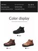 Martin Men's Winter Boots: Large Size, Anti-Cold, Plus Velvet, Warm Outdoor Sports and Casual Shoes