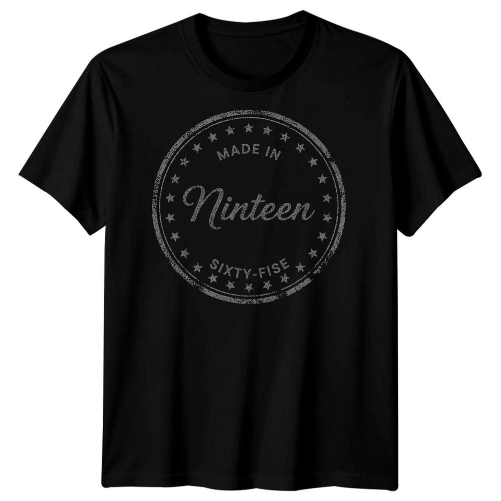 

Made In Nineteen Sixty-Five 60th Birthday Mens T-Shirt Vintage Milestone XL