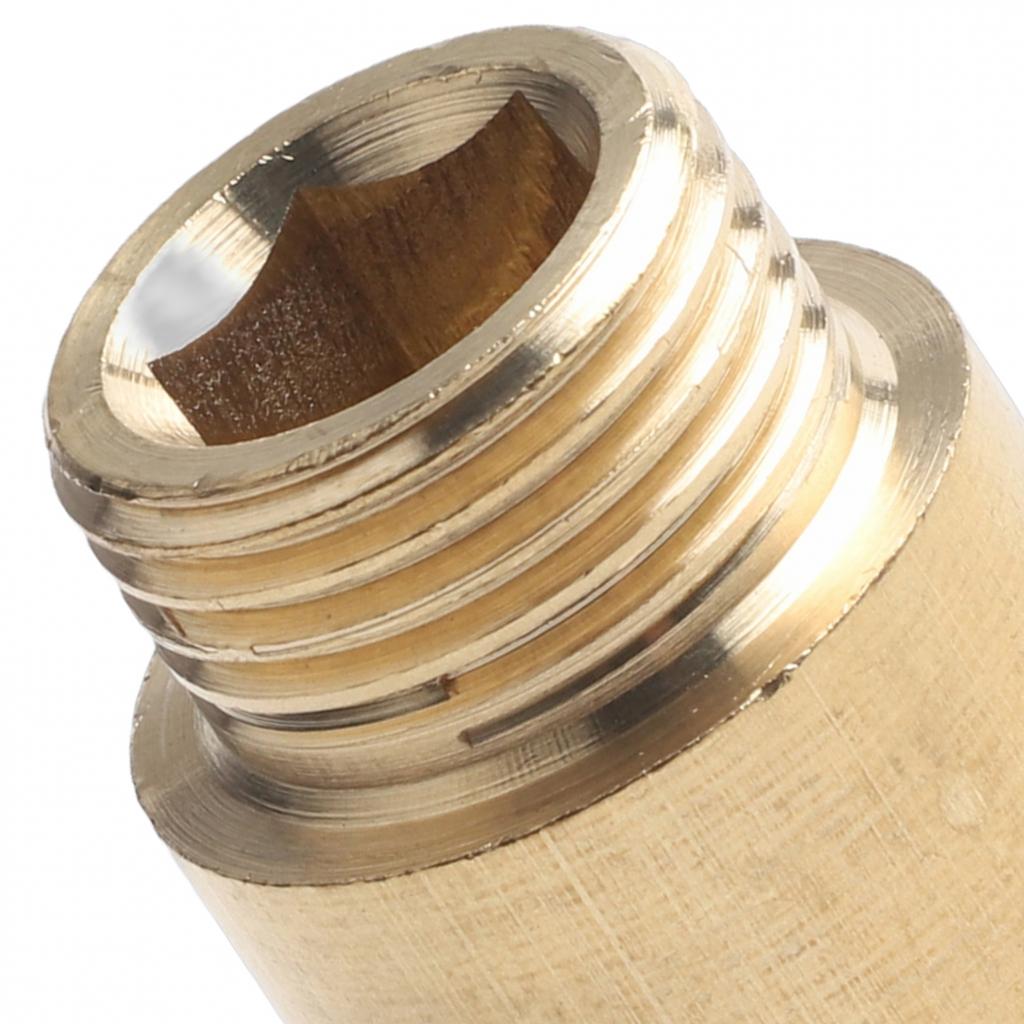 Tap Extension G1/2 Thread Brass Connector for Drinking Water Heating Install