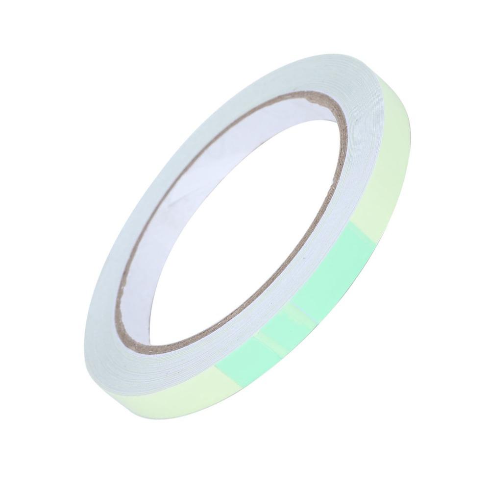 Safety Marker Green Adhesive Luminous Tape High Bright 10mmx10m Photoluminescent Tape Glow Strips Glow Dark Tape Egress Marker