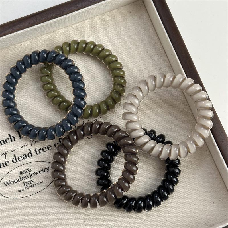 Korean Bright Color Elastic Hair Tie and Rope Bundle